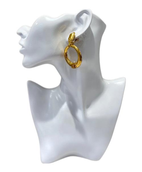 CHANEL（シャネル）CHANEL (シャネル) フープイヤリング ゴールドの古着・服飾アイテム