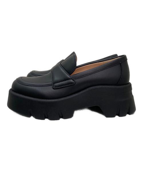 Gianvito Rossi（ジャンヴィト ロッシ）Gianvito Rossi (ジャンヴィト・ロッシ) FARREN ブラック サイズ:36　1/2の古着・服飾アイテム