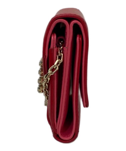 Roger Vivier（ロジェ ヴィヴィエ）Roger Vivier (ロジェ ヴィヴィエ) チェーンウォレット レッドの古着・服飾アイテム