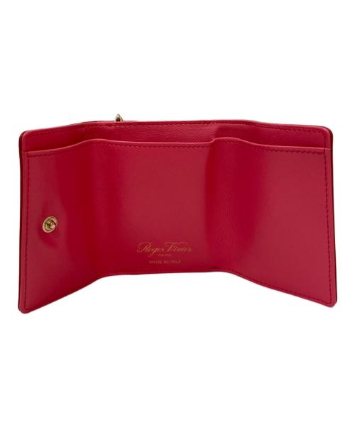 Roger Vivier（ロジェ ヴィヴィエ）Roger Vivier (ロジェ ヴィヴィエ) チェーンウォレット レッドの古着・服飾アイテム