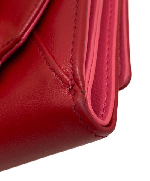 Roger Vivier（ロジェ ヴィヴィエ）Roger Vivier (ロジェ ヴィヴィエ) チェーンウォレット レッドの古着・服飾アイテム