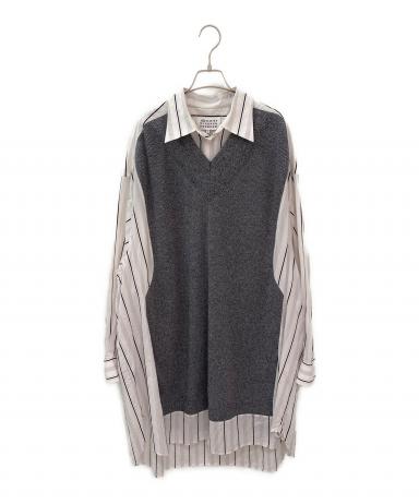 MAISON MARGIELA フード付きワンピース グレー WINTER SALE】MM6 MAISON MARGIELA(エムエム6 メゾン マルジェラ