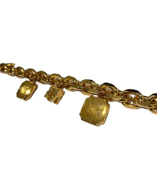 CELINE（セリーヌ）CELINE (セリーヌ) 16チェーンブレスレット ゴールドの古着・服飾アイテム