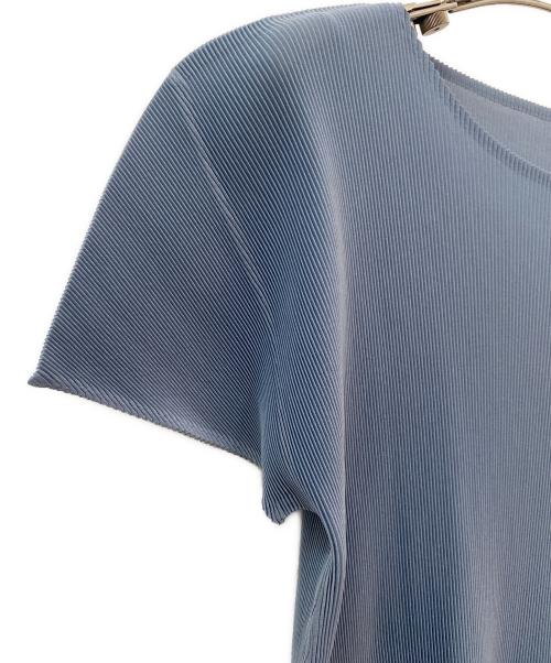 PLEATS PLEASE（プリーツプリーズ）PLEATS PLEASE (プリーツプリーズ) プリーツカットソー スカイブルー サイズ:3の古着・服飾アイテム