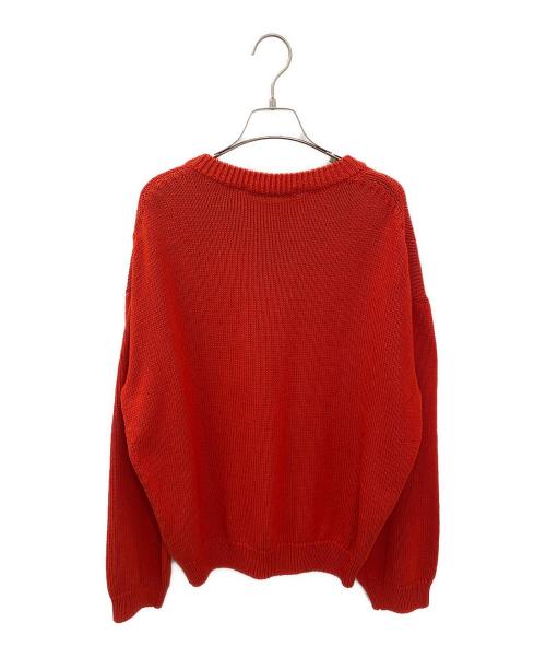 Hello,Bonjour!（ハローボンジュール）Hello,Bonjour! (ハローボンジュール) GENTLEMAN KNIT レッド サイズ:FREEの古着・服飾アイテム