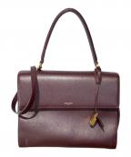 Saint Laurent Parisサンローランパリ）の古着「サックムジーク 2WAYショルダーバッグ」｜ボルドー