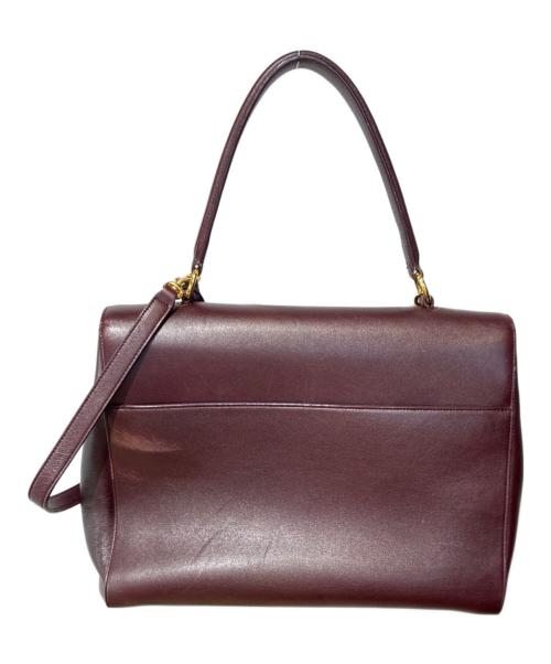 Saint Laurent Paris（サンローランパリ）Saint Laurent Paris (サンローランパリ) サックムジーク 2WAYショルダーバッグ ボルドーの古着・服飾アイテム