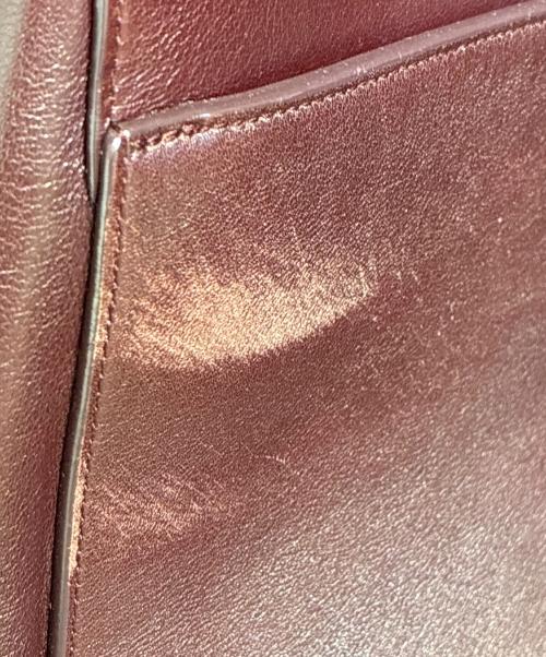 Saint Laurent Paris（サンローランパリ）Saint Laurent Paris (サンローランパリ) サックムジーク 2WAYショルダーバッグ ボルドーの古着・服飾アイテム