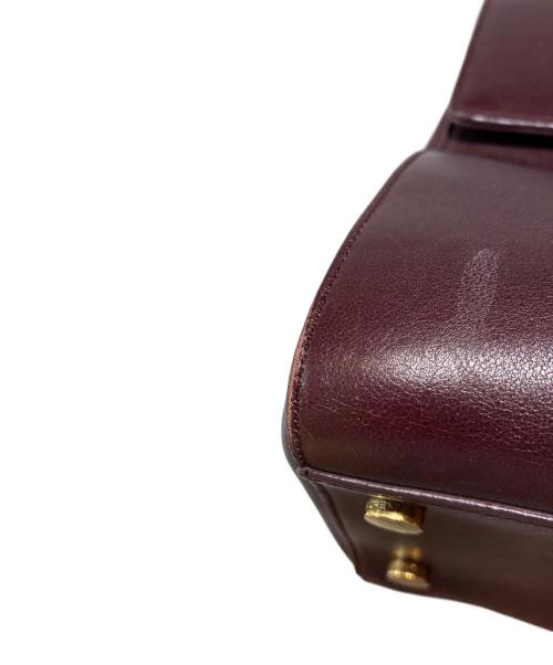 Saint Laurent Paris（サンローランパリ）Saint Laurent Paris (サンローランパリ) サックムジーク 2WAYショルダーバッグ ボルドーの古着・服飾アイテム