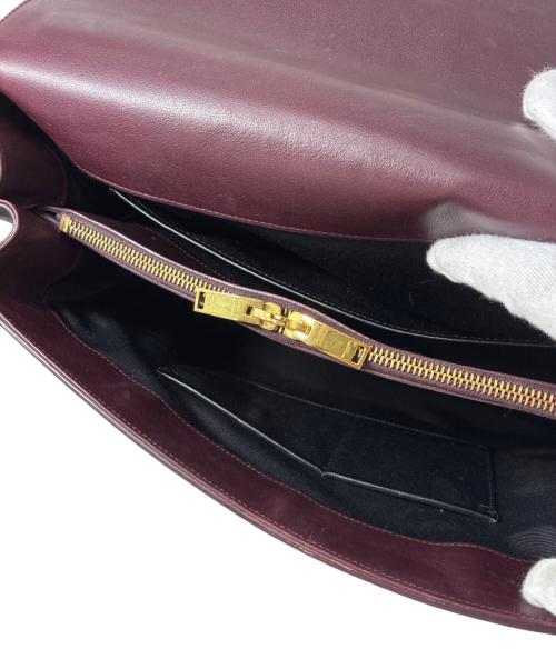 Saint Laurent Paris（サンローランパリ）Saint Laurent Paris (サンローランパリ) サックムジーク 2WAYショルダーバッグ ボルドーの古着・服飾アイテム