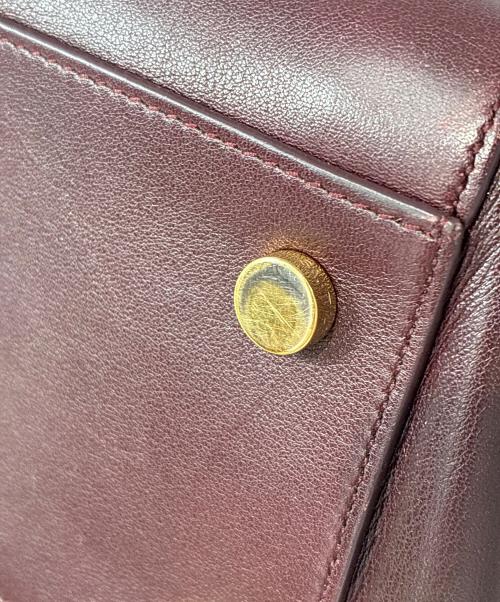 Saint Laurent Paris（サンローランパリ）Saint Laurent Paris (サンローランパリ) サックムジーク 2WAYショルダーバッグ ボルドーの古着・服飾アイテム