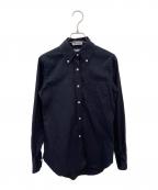 MADISON BLUEマディソンブルー）の古着「MADISON L/S SH BEE L.OX」｜ブラック