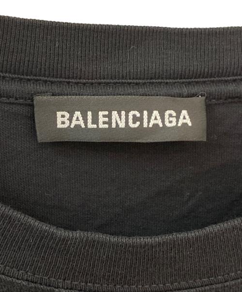 BALENCIAGA（バレンシアガ）BALENCIAGA (バレンシアガ) ロゴTシャツ ブラック サイズ:Mの古着・服飾アイテム