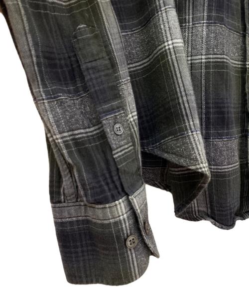 STELLA McCARTNEY（ステラマッカートニー）STELLA McCARTNEY (ステラマッカートニー) チェックシャツ グレー×グリーン サイズ:40の古着・服飾アイテム