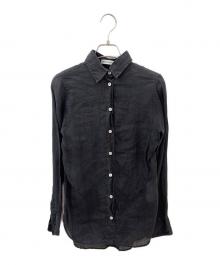 MADISON BLUE（マディソンブルー）の古着「MADAME SHIRT LINEN」｜ブラック