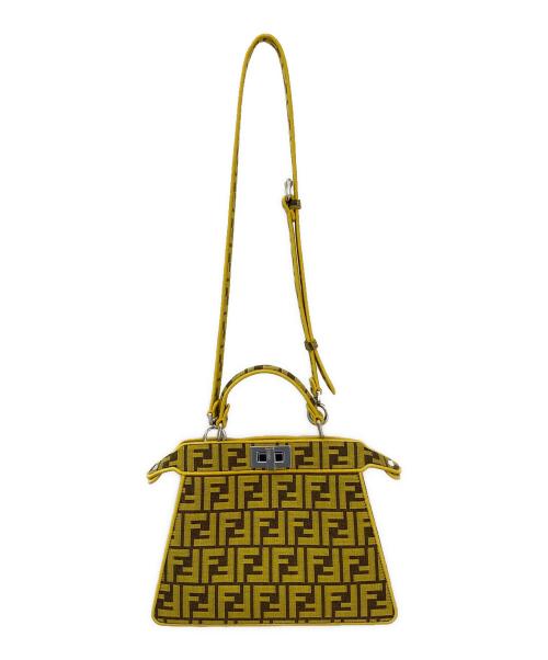FENDI（フェンディ）FENDI (フェンディ) ピーカブー アイシーユー スモール イエロー サイズ:スモール 未使用品の古着・服飾アイテム