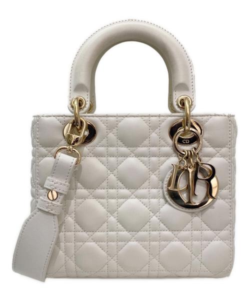 Christian Dior（クリスチャン ディオール）Christian Dior (クリスチャン ディオール) Lady Dior My ABCDior バッグ スモール ホワイト サイズ:スモールの古着・服飾アイテム