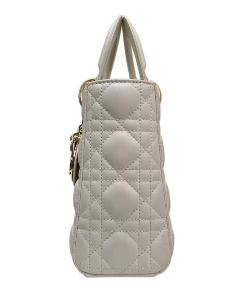 Christian Dior（クリスチャン ディオール）Christian Dior (クリスチャン ディオール) Lady Dior My ABCDior バッグ スモール ホワイト サイズ:スモールの古着・服飾アイテム
