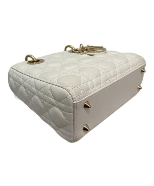 Christian Dior（クリスチャン ディオール）Christian Dior (クリスチャン ディオール) Lady Dior My ABCDior バッグ スモール ホワイト サイズ:スモールの古着・服飾アイテム