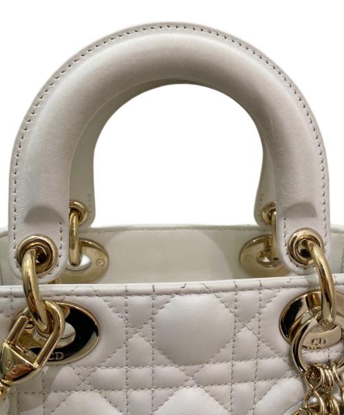 Christian Dior（クリスチャン ディオール）Christian Dior (クリスチャン ディオール) Lady Dior My ABCDior バッグ スモール ホワイト サイズ:スモールの古着・服飾アイテム