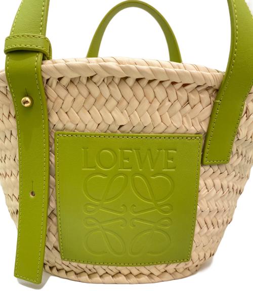 LOEWE（ロエベ）LOEWE (ロエベ) バスケットバッグ スモール グリーンの古着・服飾アイテム
