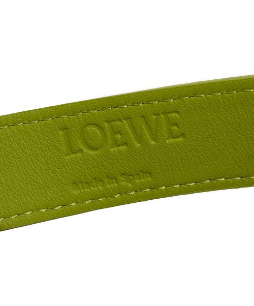 LOEWE（ロエベ）LOEWE (ロエベ) バスケットバッグ スモール グリーンの古着・服飾アイテム