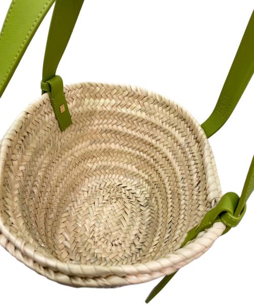 LOEWE（ロエベ）LOEWE (ロエベ) バスケットバッグ スモール グリーンの古着・服飾アイテム