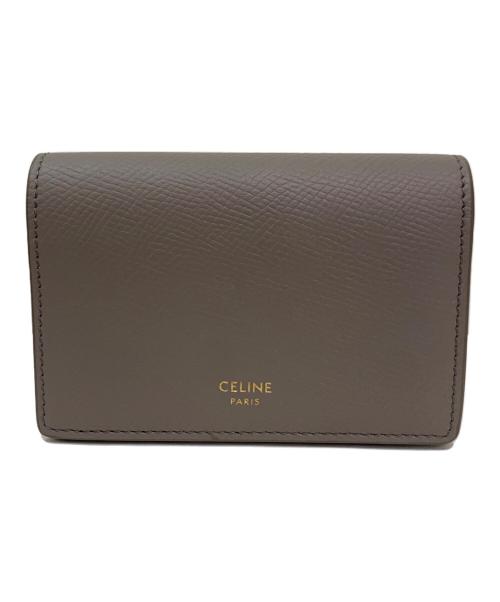 CELINE（セリーヌ）CELINE (セリーヌ) ビジネスカードホルダー ベージュの古着・服飾アイテム