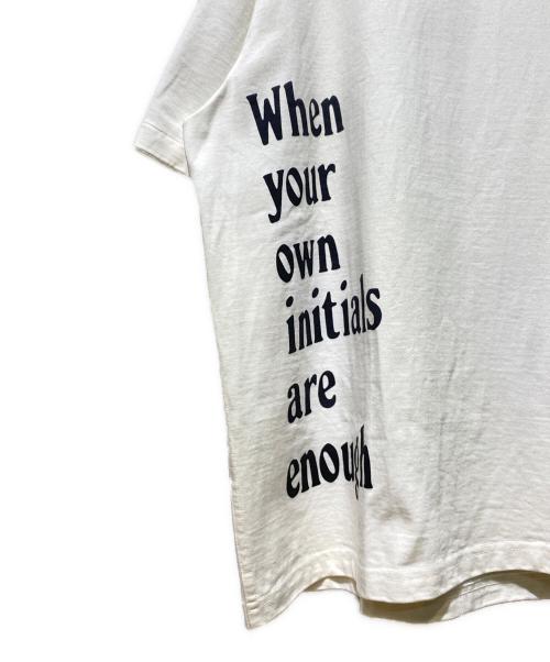 BOTTEGA VENETA（ボッテガベネタ）BOTTEGA VENETA (ボッテガベネタ) コットンプリント　ジャージーTシャツ ホワイト サイズ:XLの古着・服飾アイテム