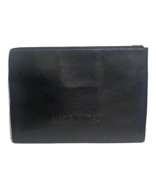 CELINE（セリーヌ）CELINE (セリーヌ) ロゴモチーフクラッチバッグ ブラックの古着・服飾アイテム