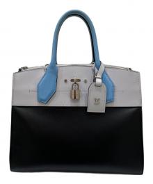 LOUIS VUITTON（ルイ ヴィトン）の古着「シティ・スティーマーMM」｜ブラック×ブルー