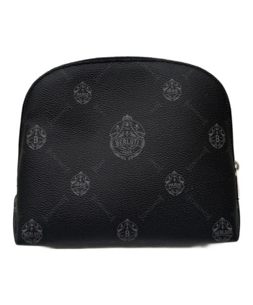 Berluti（ベルルッティ）Berluti (ベルルッティ) Bang & Olufsen (バング＆オルフセン) Sound Pouch/レザーポーチ ブラックの古着・服飾アイテム