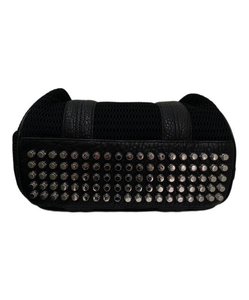 ALEXANDER WANG（アレキサンダー・ワン）ALEXANDER WANG (アレキサンダーワン) メッシュスタッズショルダーバッグ ブラックの古着・服飾アイテム