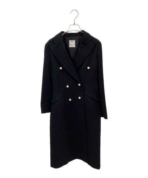 MADISON BLUE（マディソンブルー）MADISON BLUE (マディソンブルー) ピークドラペルダブルコート ブラック サイズ:00の古着・服飾アイテム