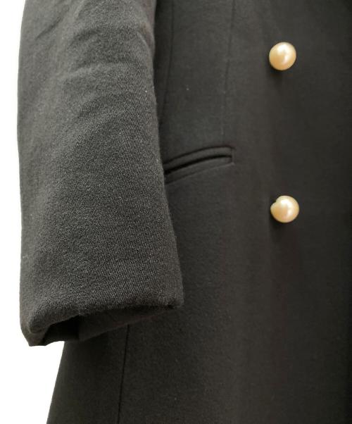 MADISON BLUE（マディソンブルー）MADISON BLUE (マディソンブルー) ピークドラペルダブルコート ブラック サイズ:00の古着・服飾アイテム