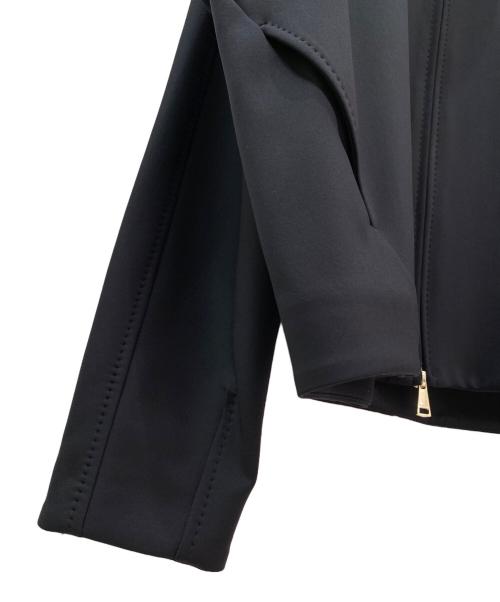 MaxMara（マックスマーラ）MaxMara (マックスマーラ) ジップジャケット ブラック サイズ:Sの古着・服飾アイテム