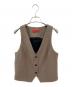 MAX&Co.（マックスアンドコー）の古着「ベスト」｜ブラウン