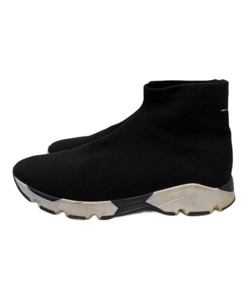MM6 Maison Margiela（エムエムシックスメゾンマルジェラ）MM6 Maison Margiela (エムエムシックスメゾンマルジェラ) ソックススニーカー ブラック サイズ:36の古着・服飾アイテム
