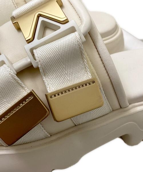 BOTTEGA VENETA（ボッテガベネタ）BOTTEGA VENETA (ボッテガベネタ) フラッシュサンダル ホワイト サイズ:36の古着・服飾アイテム