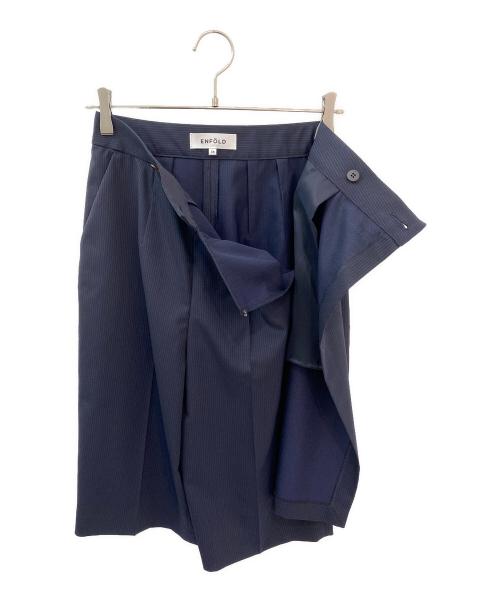 ENFOLD（エンフォルド）ENFOLD (エンフォルド) ハーフパンツ ネイビー サイズ:36の古着・服飾アイテム