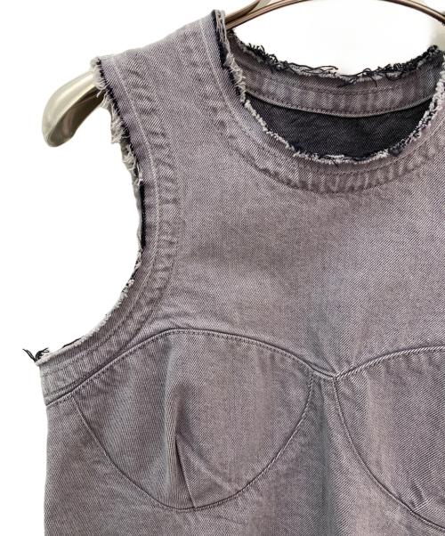 sacai（サカイ）sacai (サカイ) デニムトップス グレー サイズ:2の古着・服飾アイテム