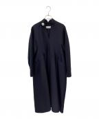 HARUNOBUMURATAハルノブ ムラタ）の古着「ELIANA ROUND SHAPED VOLUME DRESS」｜ネイビー