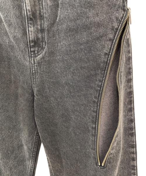 PRANK PROJECT（プランクプロジェクト）PRANK PROJECT (プランクプロジェクト) ロングファスナーデニム ブラック サイズ:38の古着・服飾アイテム