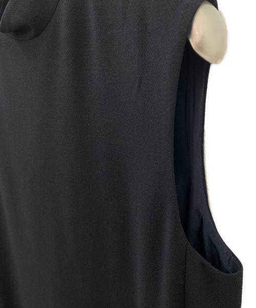 MADISON BLUE（マディソンブルー）MADISON BLUE (マディソンブルー) ハイネックノースリーブワンピース ブラック サイズ:01の古着・服飾アイテム