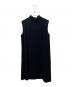 MADISON BLUE（マディソンブルー）の古着「ハイネックノースリーブワンピース」｜ブラック