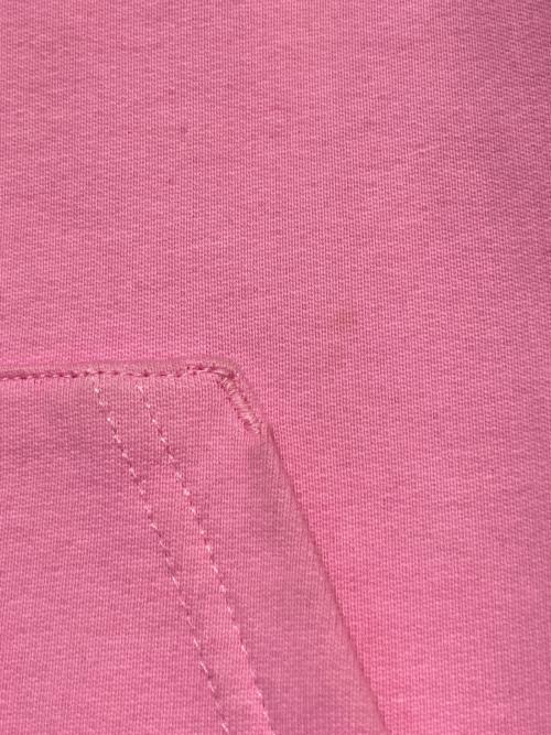 BALENCIAGA（バレンシアガ）BALENCIAGA (バレンシアガ) ラインストーンBBロゴプルオーバーパーカー ピンク サイズ:XSの古着・服飾アイテム