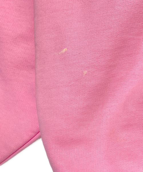 BALENCIAGA（バレンシアガ）BALENCIAGA (バレンシアガ) ラインストーンBBロゴプルオーバーパーカー ピンク サイズ:XSの古着・服飾アイテム