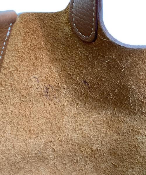 HERMES（エルメス）HERMES (エルメス) ピコタンロックPM/シルバー金具/トリヨンクレマンス/□N刻印 ブラウン系 サイズ:PMの古着・服飾アイテム