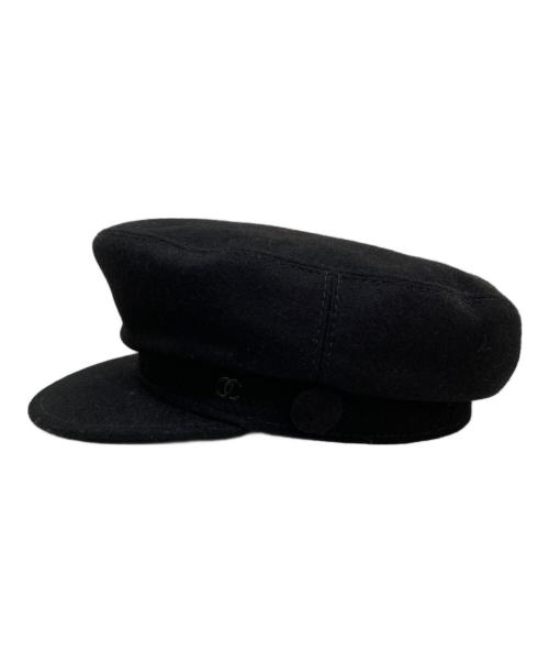 CHANEL（シャネル）CHANEL (シャネル) ココマークキャスケット ブラック サイズ:Sの古着・服飾アイテム