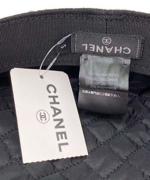 CHANEL（シャネル）CHANEL (シャネル) ココマークキャスケット ブラック サイズ:Sの古着・服飾アイテム